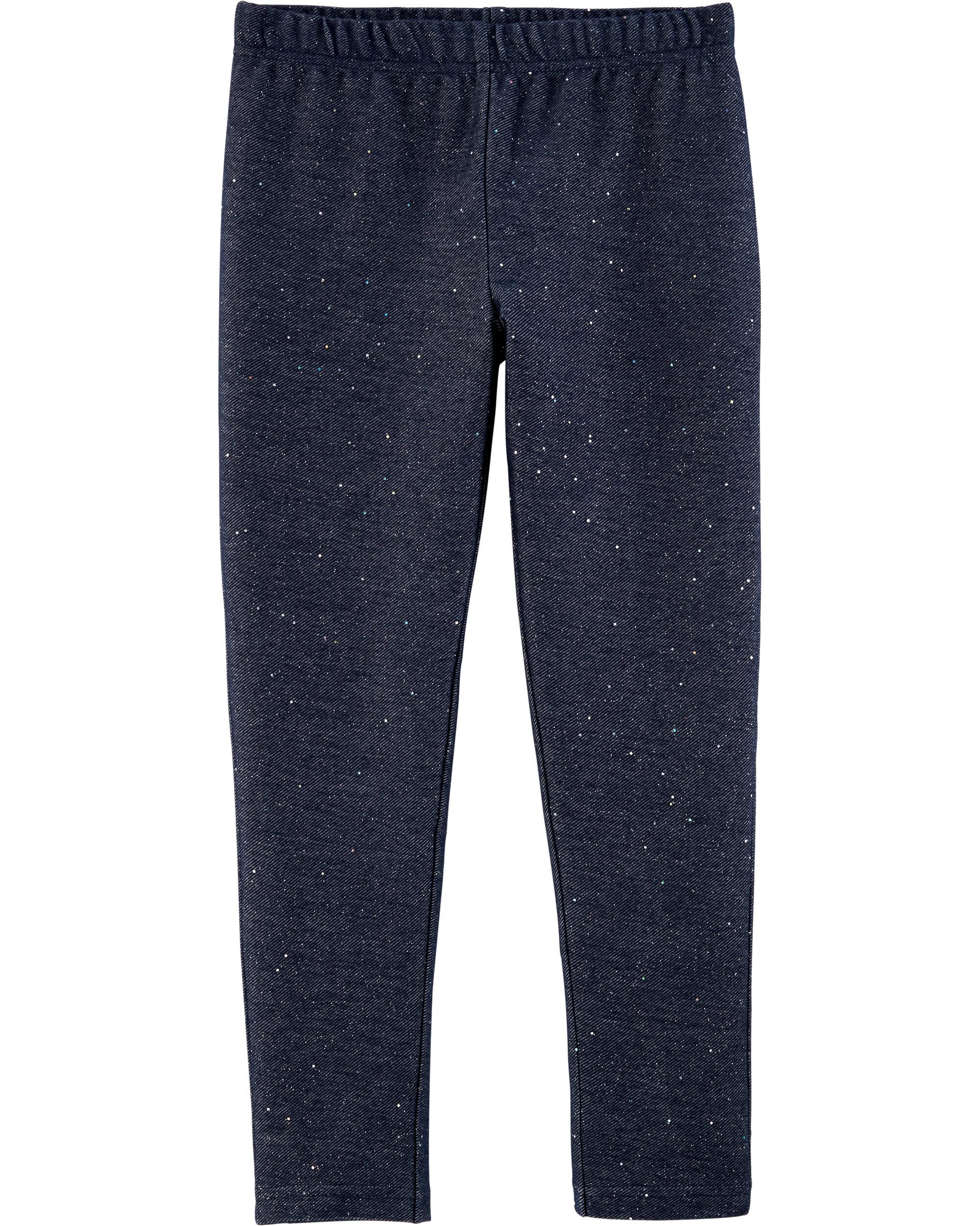 *CLEARANCE* Sparkly Knit Denim Leggings