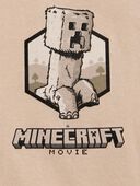 Khaki - Kid Minecraft Graphic Tank - Khaki, Selected