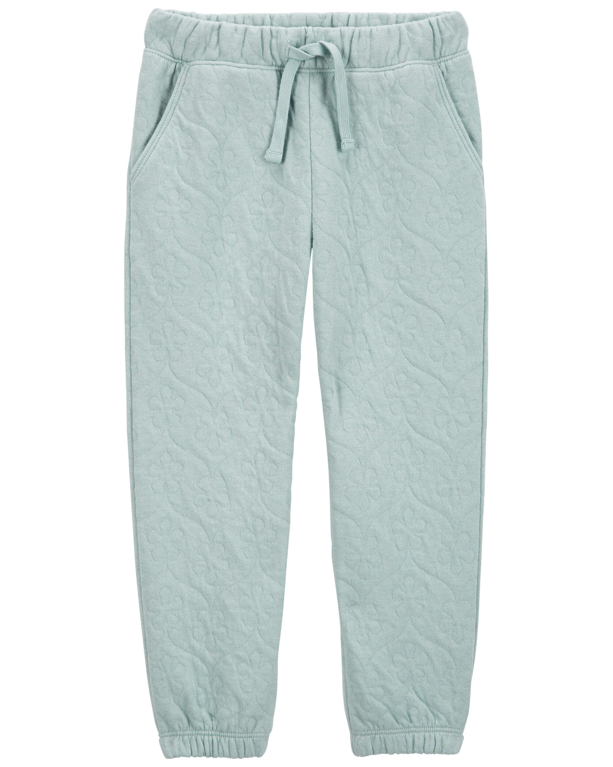 Toddler Flower Pattern Knit Pants - Green - OshKosh | Carter's