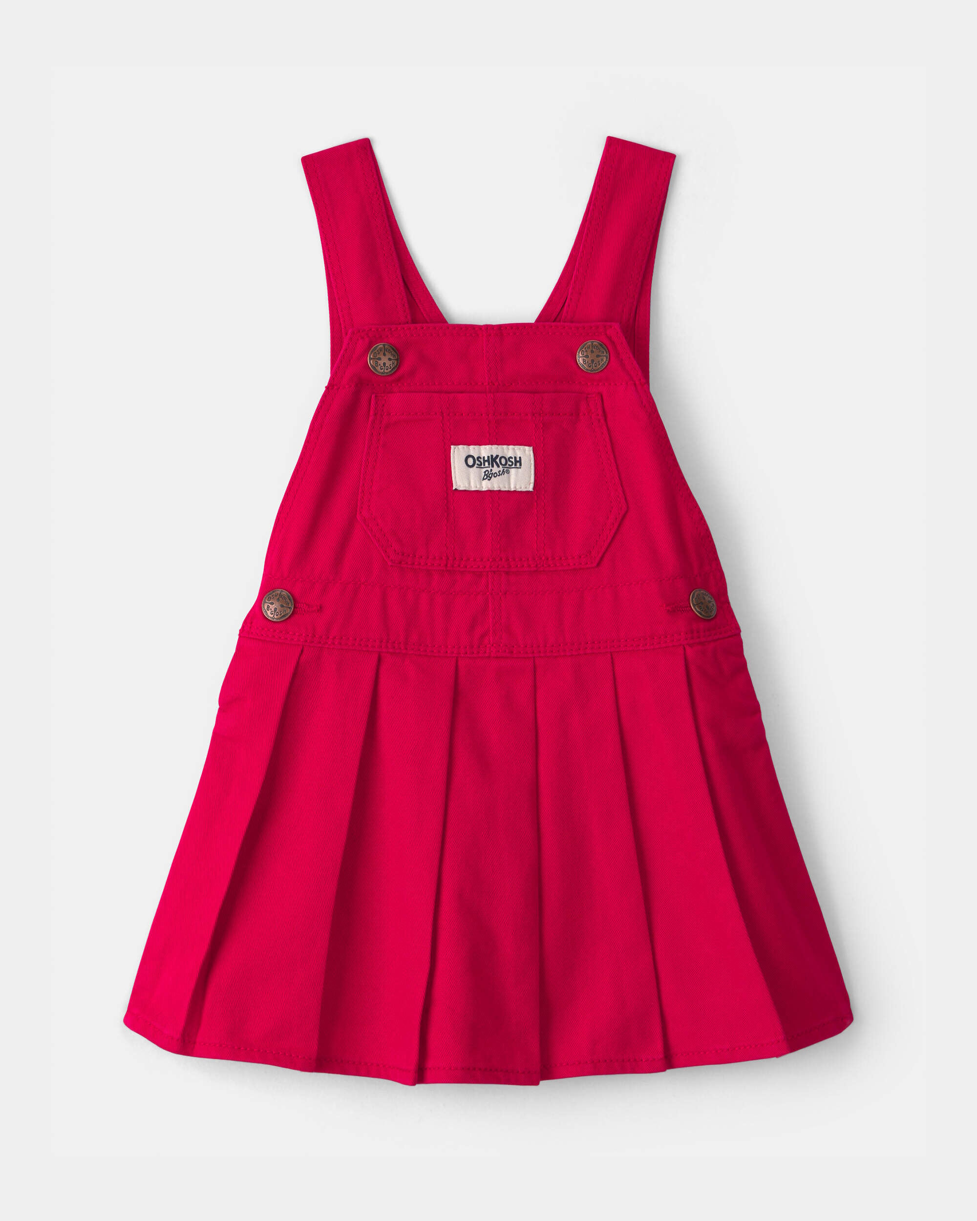 OshKosh Bgosh Baby Girl Pleated Skirtall 12M Red 17$