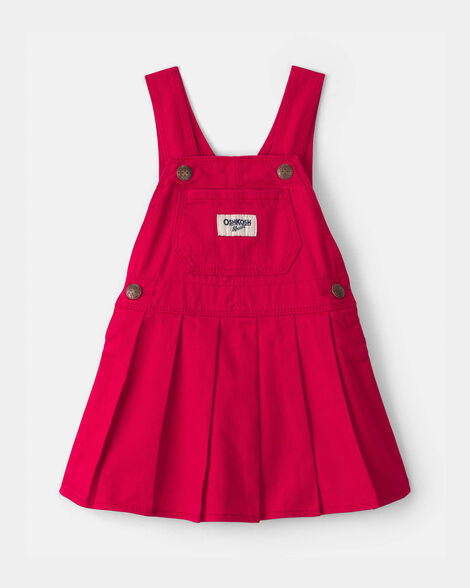 Baby Girl Pleated Skirtall - Red