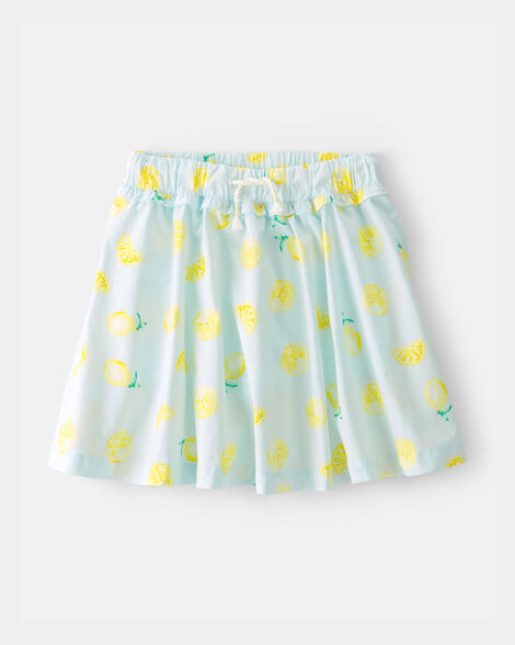 girls lemon skort - blue
