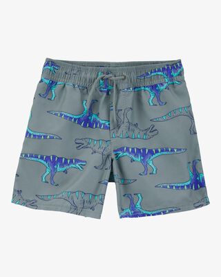 Product image 1 of Kid Dinosaur Swim Trunks - Grey