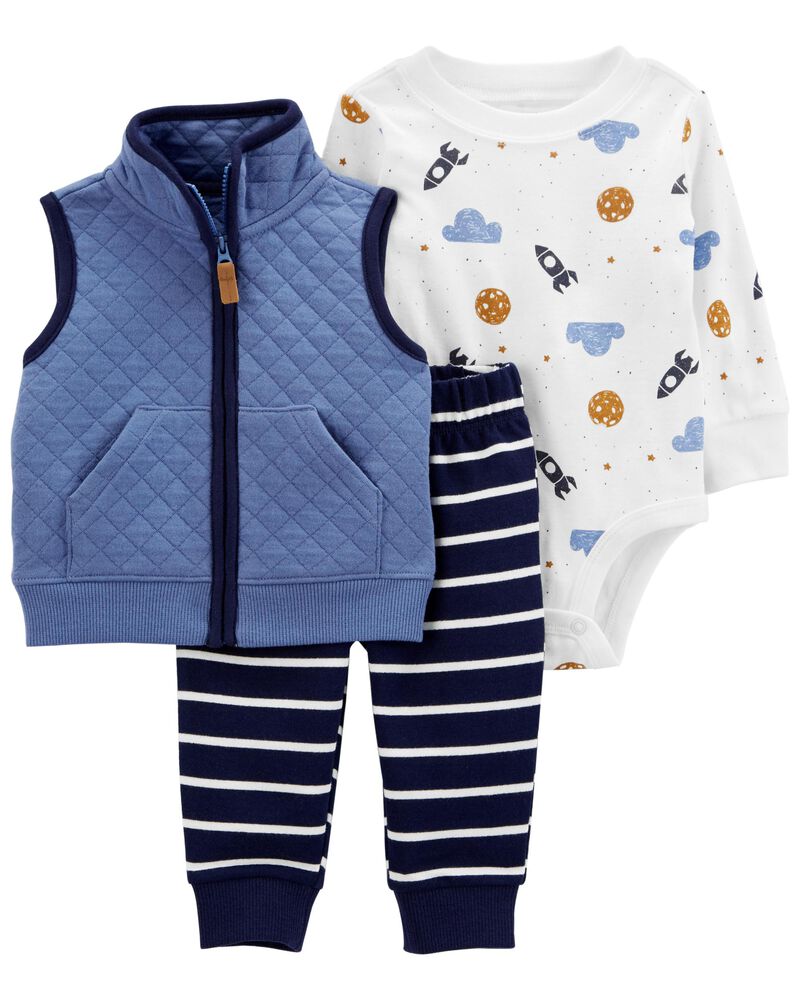 3-Piece Little Vest Set