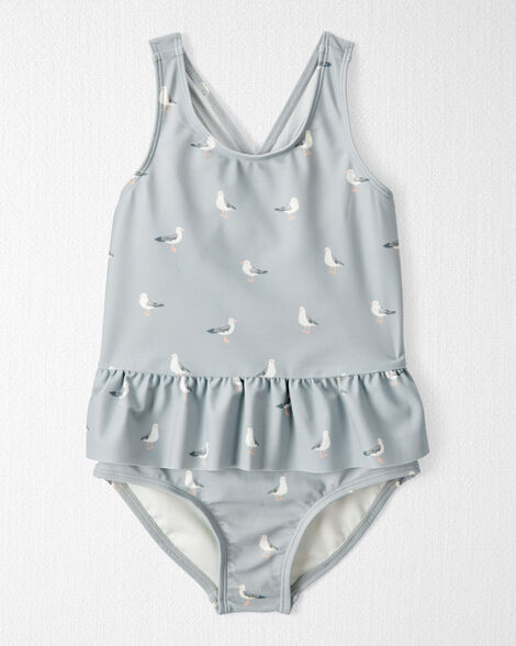 Product image 1 of Toddler Girl Recycled Seagull-Print Swimsuit