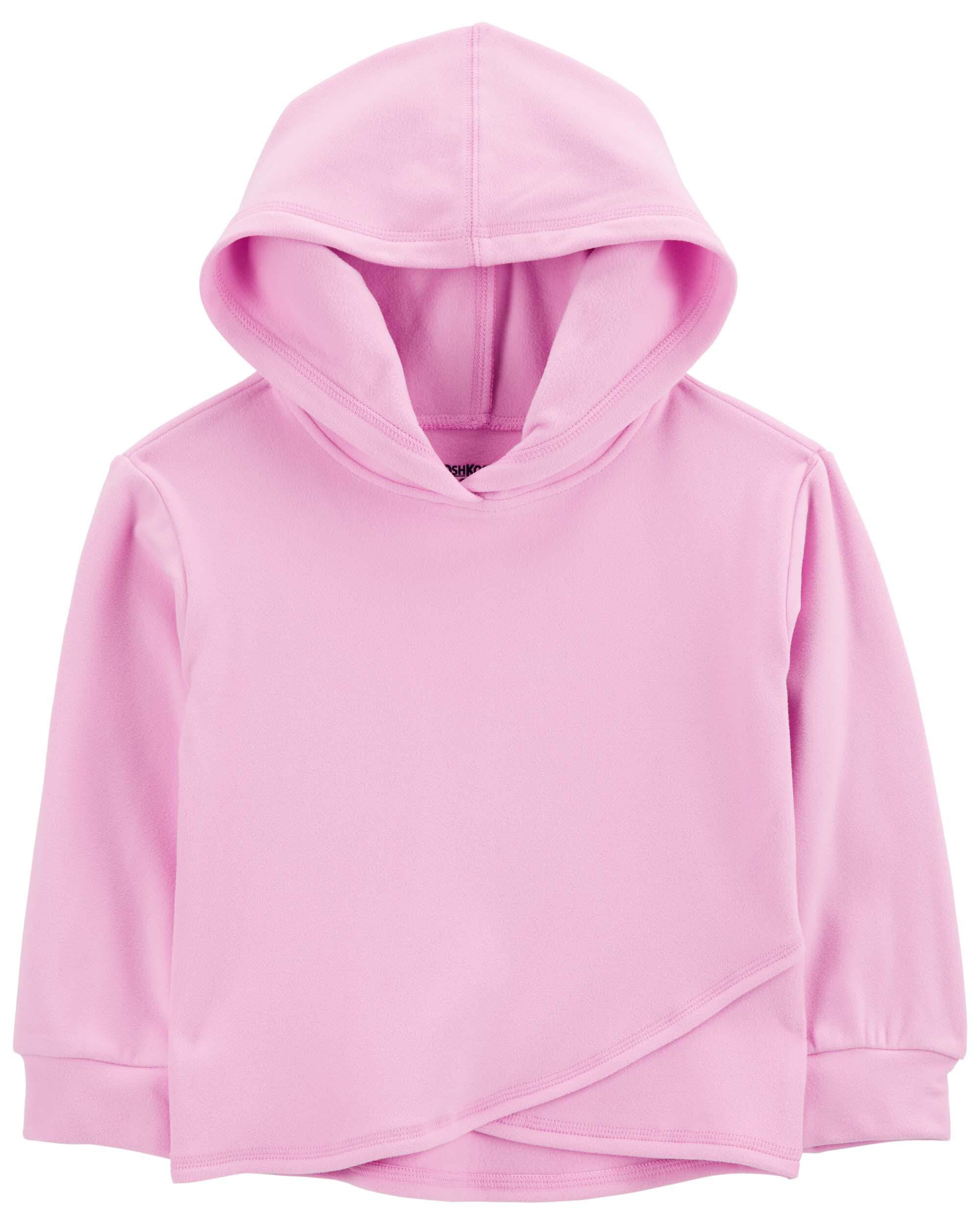 Toddler Criss Cross Fleece Hoodie Pink OshKosh Carter s