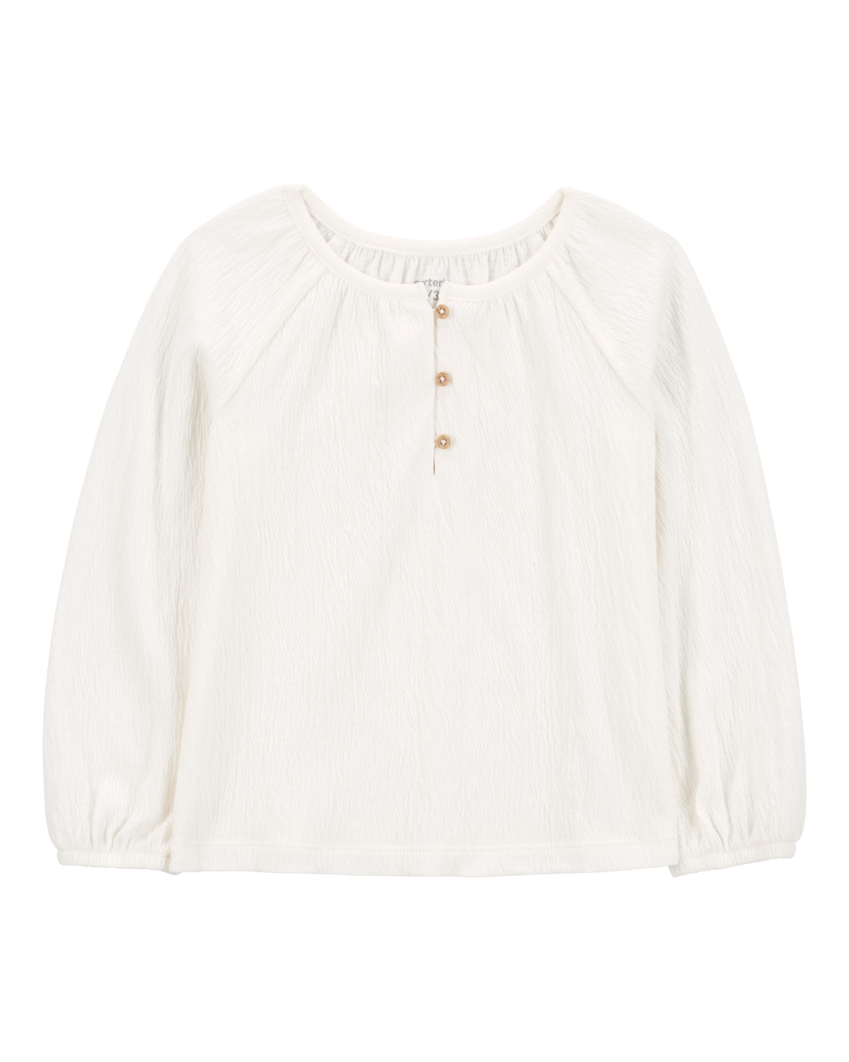 Toddler Gauze Long-Sleeve Top - Cream - Carter's | Carter's Toddler Gauze Long-Sleeve Top - Cream - Carter's | Carter's