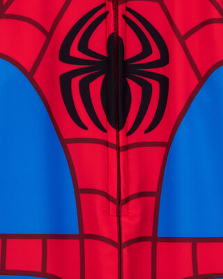 Product image 2 of Toddler Marvel™ Spider-Man 1-Piece Rashguard Swimsuit - Blue/Red