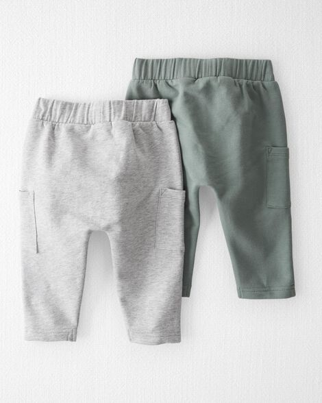  Product image 2 of Baby 2-Pack Organic Cotton Pants