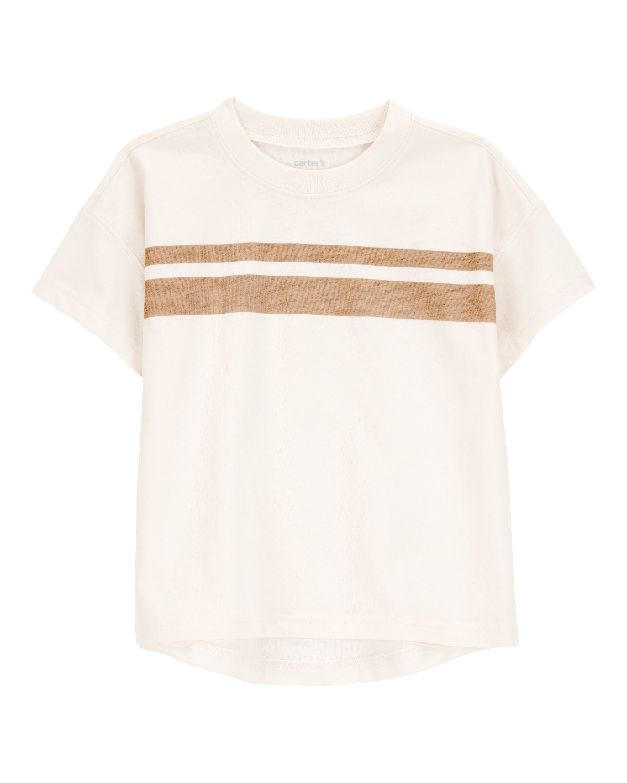 Toddler Striped Short-Sleeve Tee - Cream