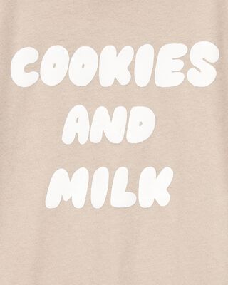 Product image 2 of Toddler Cookies & Milk Short-Sleeve Graphic Tee - Tan