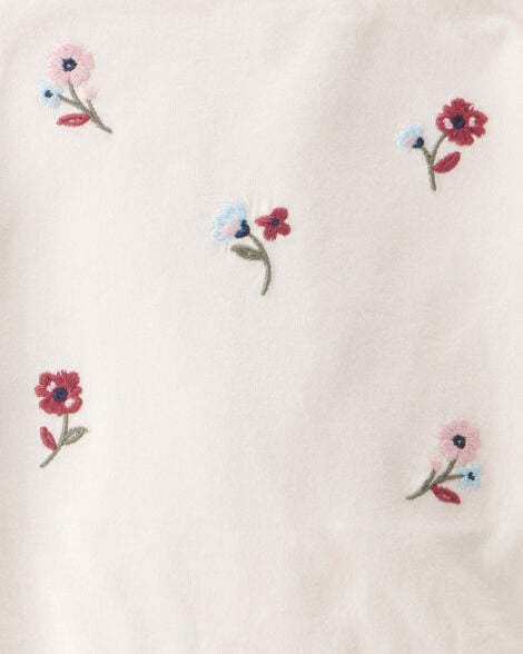 Baby 2-Piece Floral Long-Sleeve Bodysuit Pant Set - White/Pink