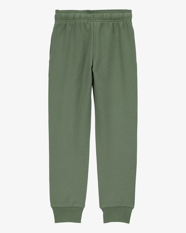 Product image 2 of Kid Pull-On Drawstring Joggers - Green