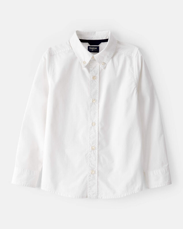 Kid Safari Short-Sleeve Button-Down Shirt - Khaki