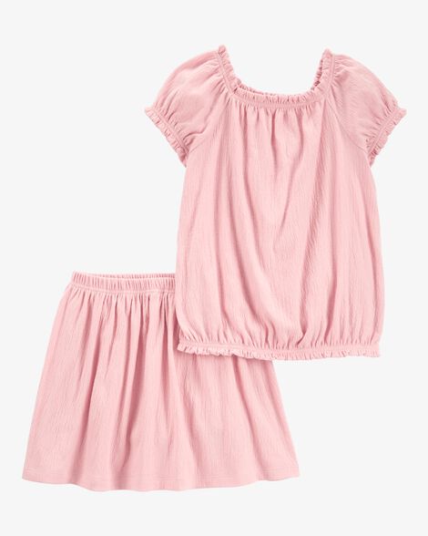  Product image 1 of Kid 2-Piece Top & Skort Set - Pink