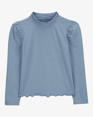 Product image 1 of Kid Lettuce-Hem Mock Neck Top