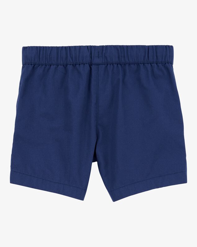 Product image 2 of Baby Pull-On Poplin Shorts - Navy