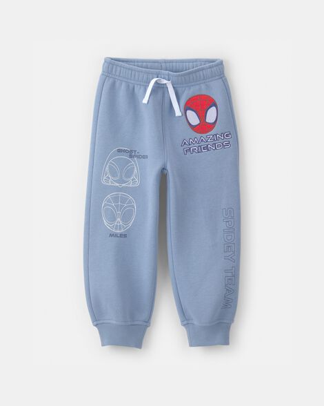 Toddler Boy ©Marvel Spider-Man Fleece Joggers - Blue