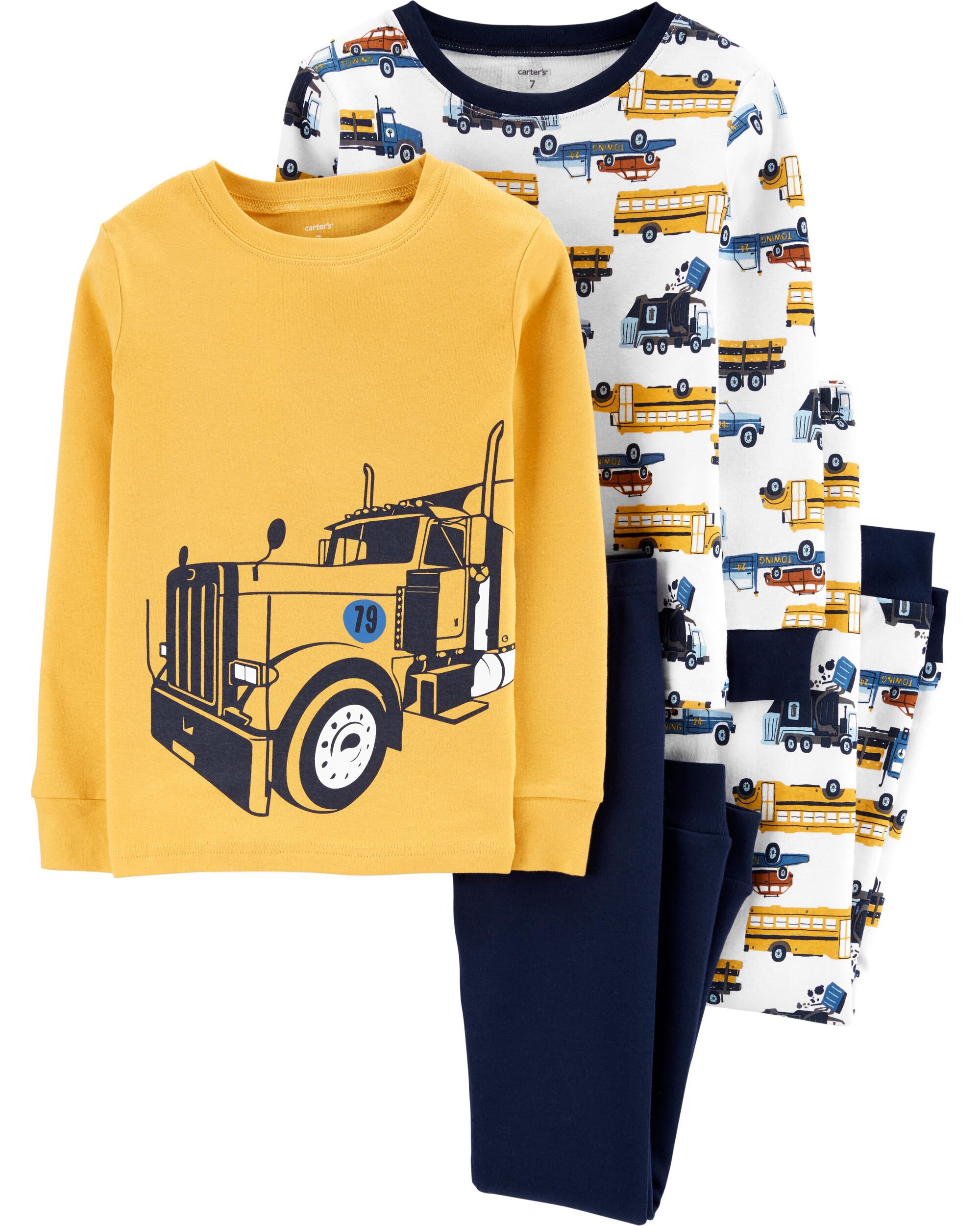 carter's construction pajamas