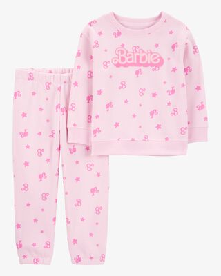 Product image 1 of Toddler 2-Piece Barbie Sweatshirt & Pant Set