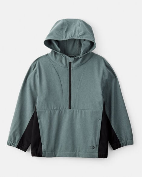 kid active windbreaker - green