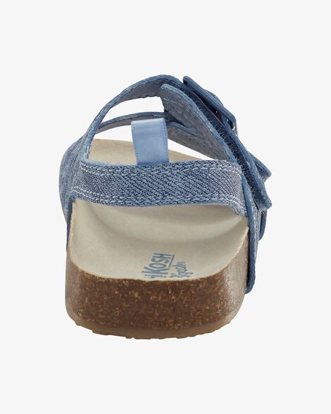  Product image 3 of Toddler Denim Sandals - Blue