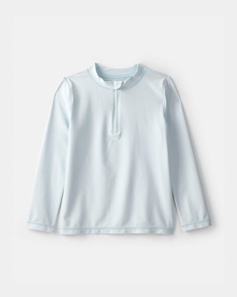 boys long-sleeve rashguard - blue
