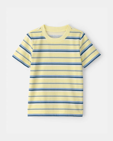 toddler striped t-shirt - yellow/blue