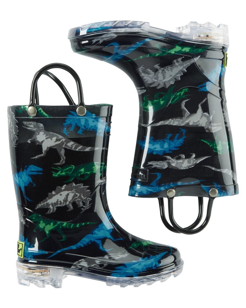 dinosaur light up wellies