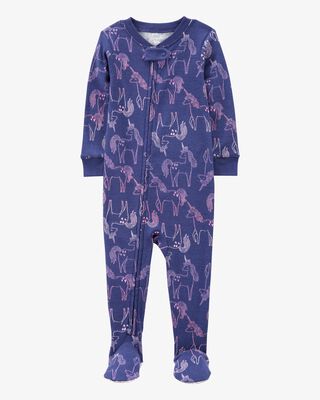 Product image 1 of Toddler 1-Piece Unicorn 100% Snug Fit Cotton Footie Pajamas