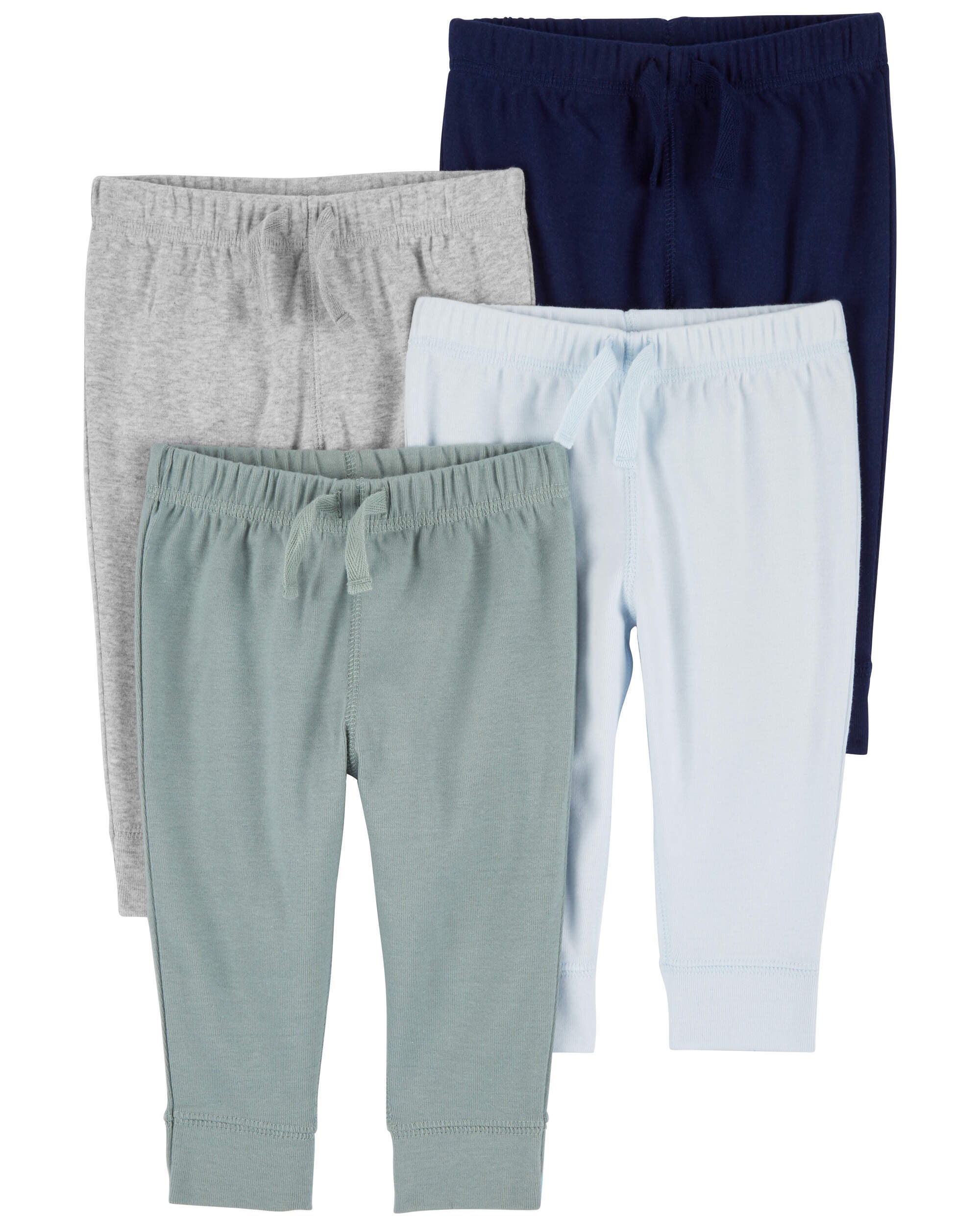 Baby 4 Pack Pull On Pants