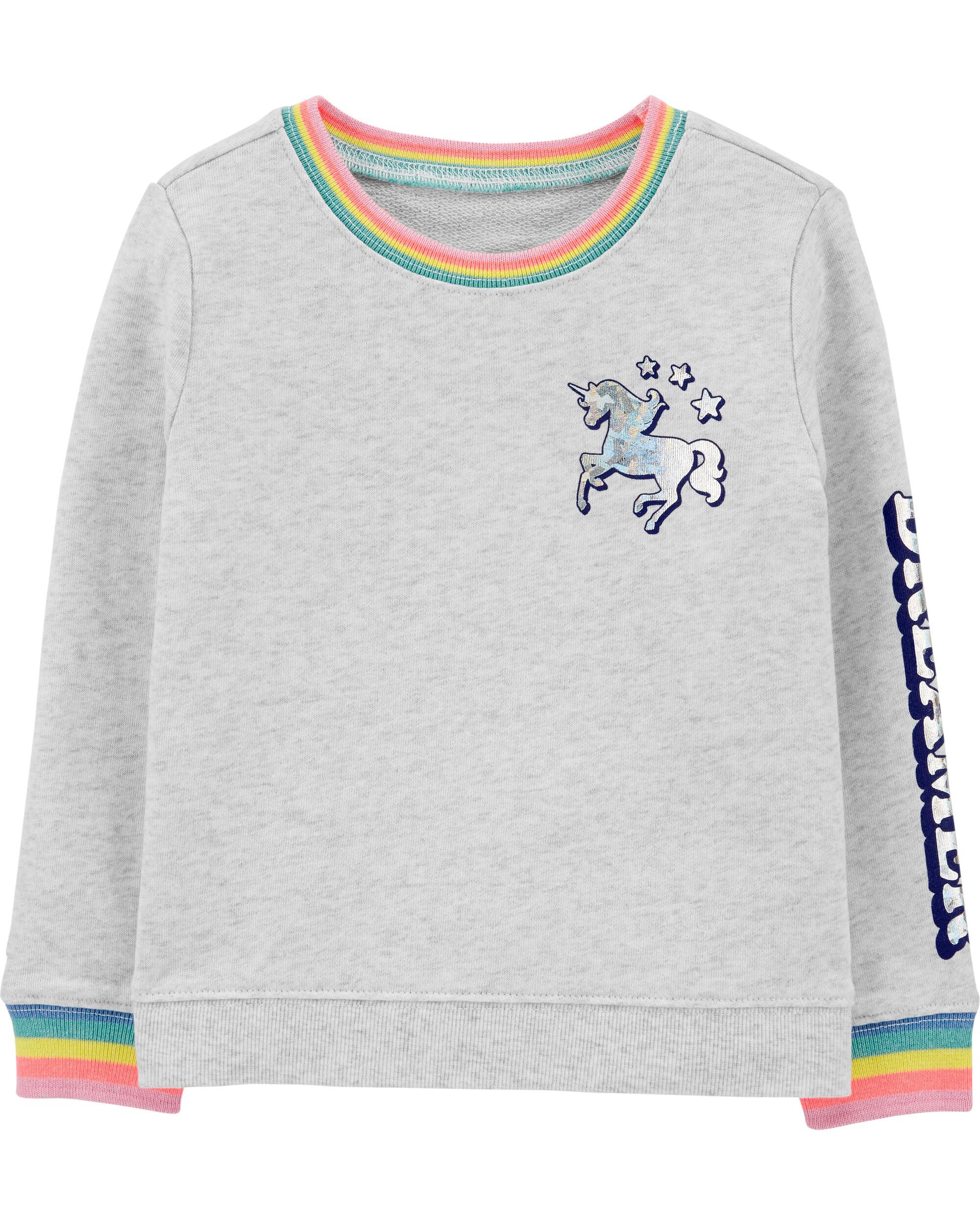 carter's unicorn sweater