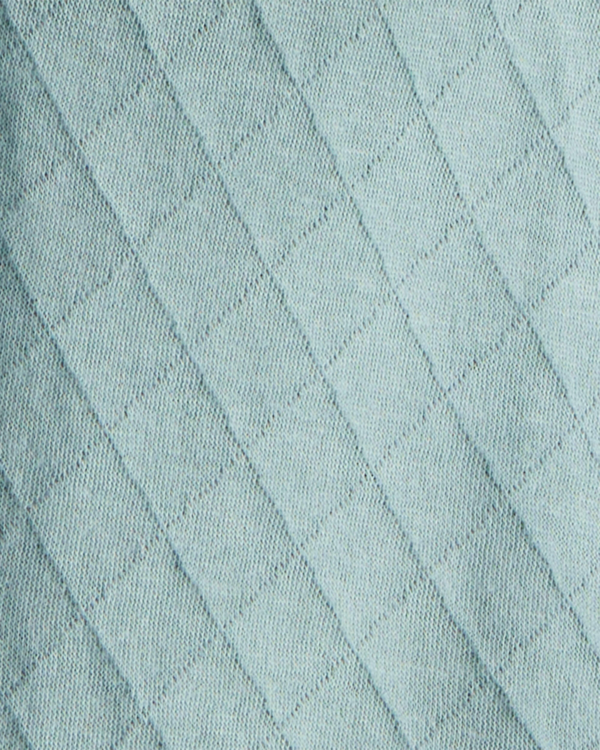 Baby 3-Piece Quilted Dinosaur Little Vest Set - Green/Ivory