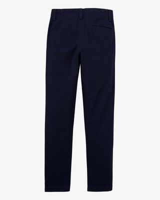 Product image 2 of Kid Slim Tapered Chino Uniform Pants - Navy