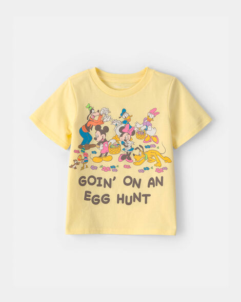 toddler disney© mickey mouse easter graphic tee - yellow
