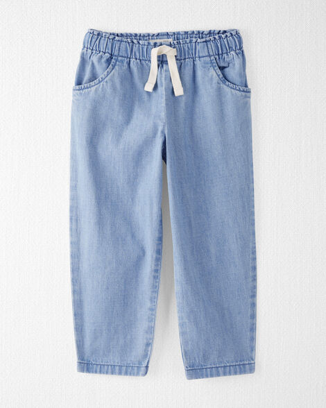Toddler Boy Organic Cotton Chambray Pants