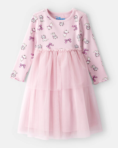 toddler aristocats long-sleeve tutu dress