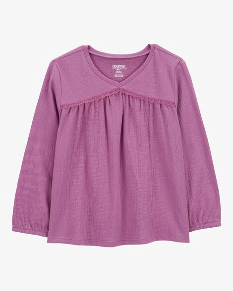 Product image 1 of Baby Crinkle Jersey Lace Top