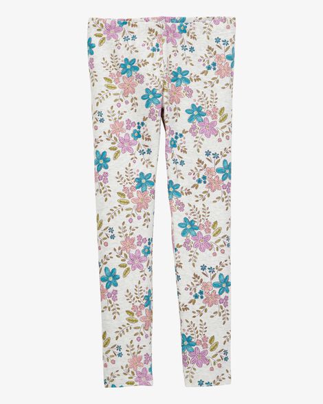  Product image 3 of Kid Floral Stretch Leggings - Multi