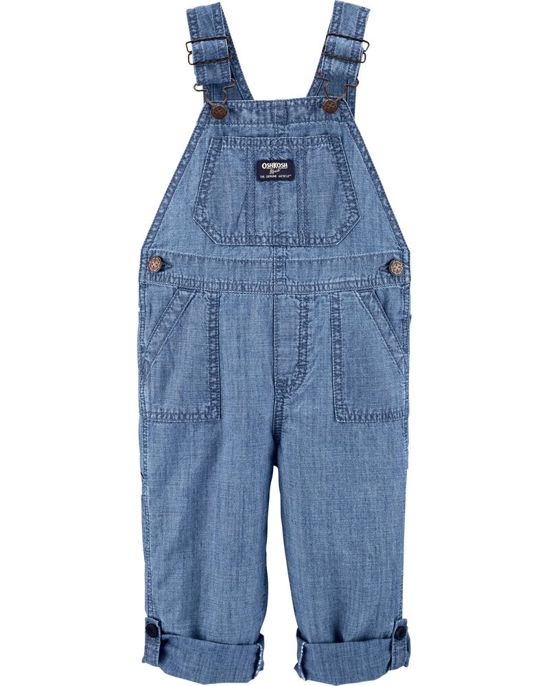 chambray overalls