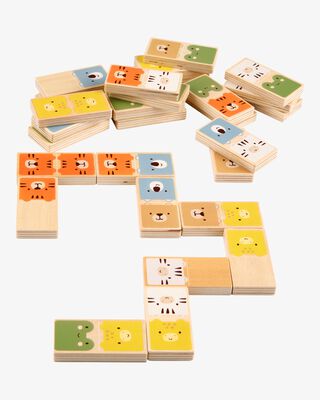 Product image 1 of Baby Animal Wooden Domino Set