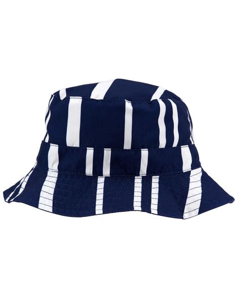  Product image 1 of Toddler Striped Reversible Swim Bucket Hat