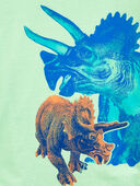 Green - Kid Dinosaur Graphic Tee, Selected