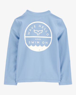 Product image 2 of Toddler Whale Long Sleeve Rashguard - Blue