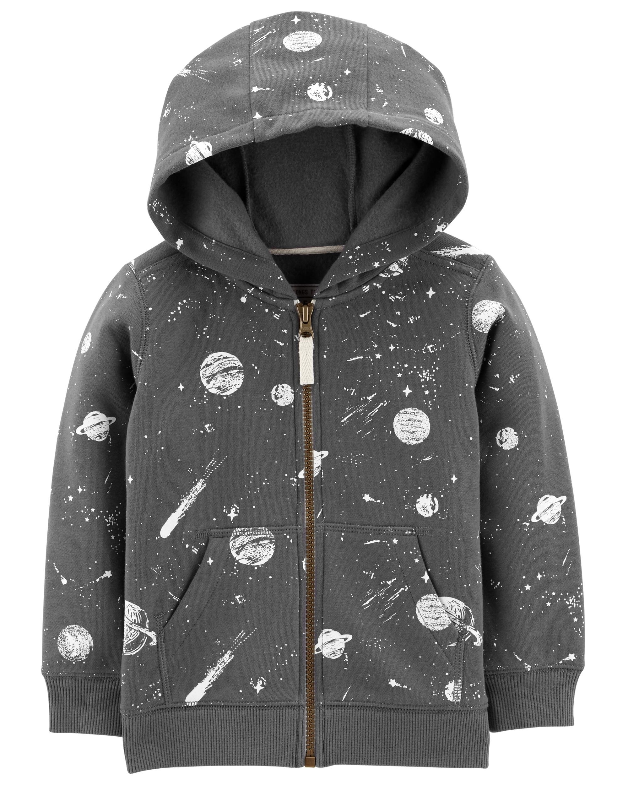 Carter's zip up hoodie hot sale