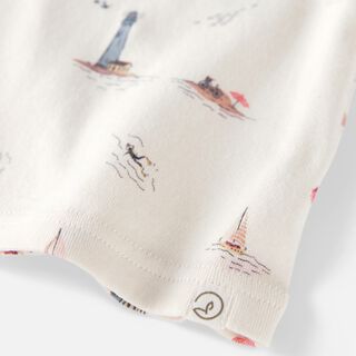 Product image 2 of Toddler Organic Cotton Pajamas in Coastal Vacation Print