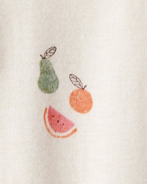  Product image 3 of Baby Organic Cotton Fruit-Print Sleep & Play Pajamas