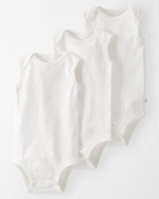 Product image 1 of Baby 3-Pack Organic Cotton Bodysuits