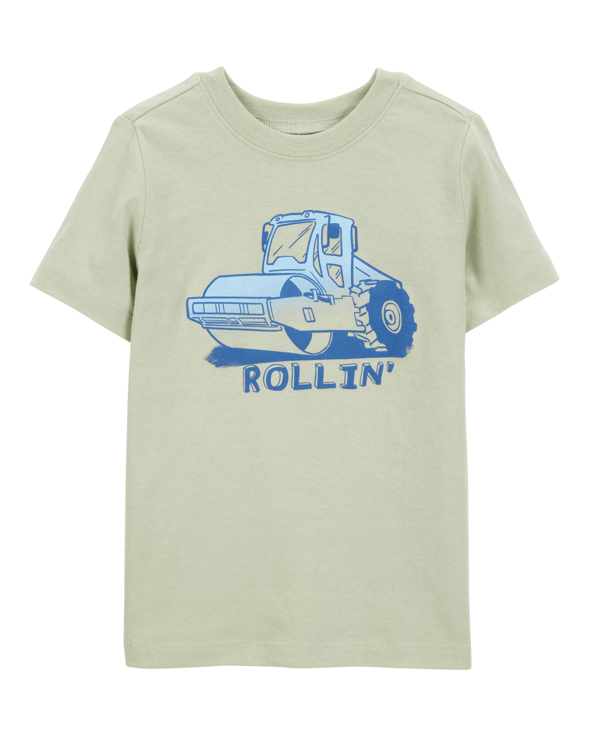 Toddler Boy Tractor Rollin' Short-Sleeve Graphic Tee - Olive