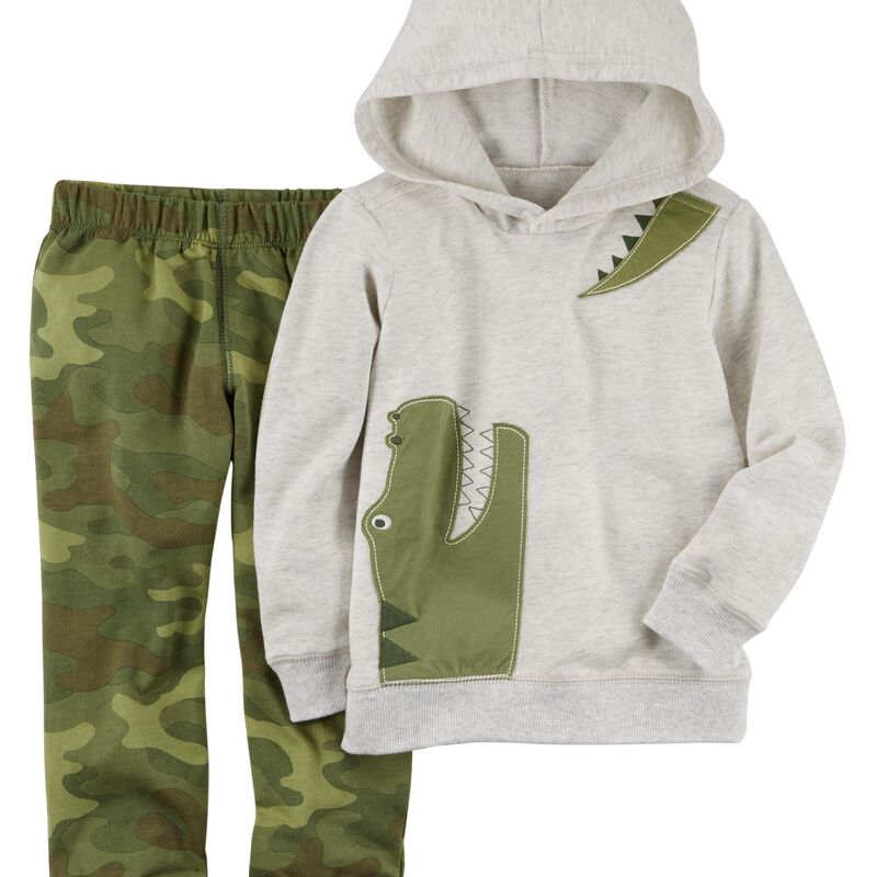 cream hoodie and jogger set